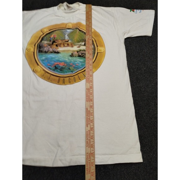 VTG 7 Up SS Uncola T Shirt Adult Medium White National Mills Single Stitch‎ 1993 - Picture 9 of 13